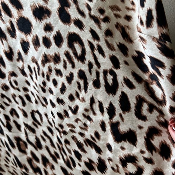 Victorias Secret Silky Animal Print Top - Picture 5 of 7